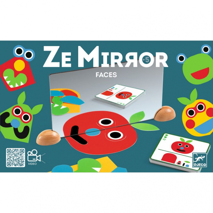 Set creativ cu oglinzi Djeco, Ze mirror Faces [1]