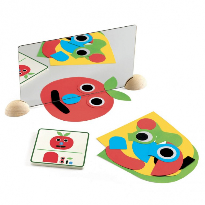 Set creativ cu oglinzi Djeco, Ze mirror Faces [4]
