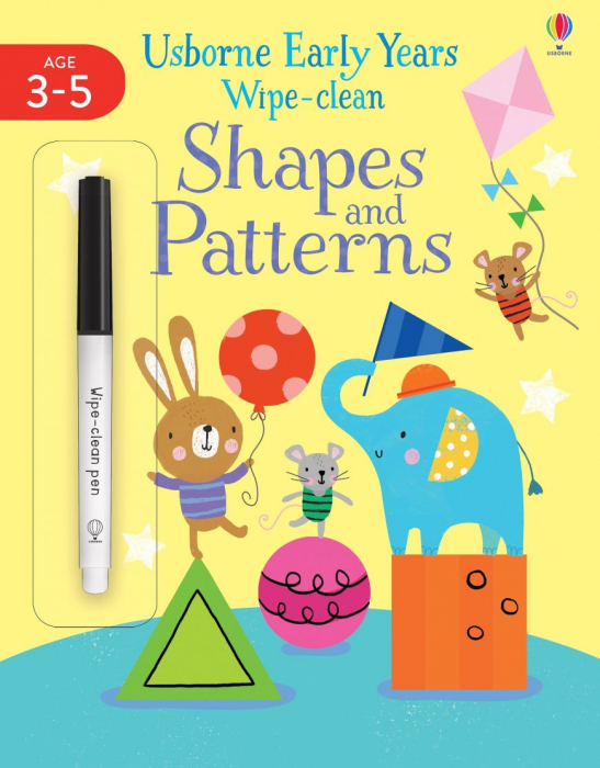 Early Years Wipe-Clean Shapes & Patterns, Carte de activitati scrie-sterge [1]