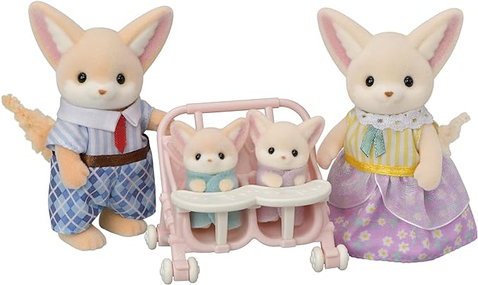 Figurine Sylvanian Families-Familia Vulpitelor Fennec [3]