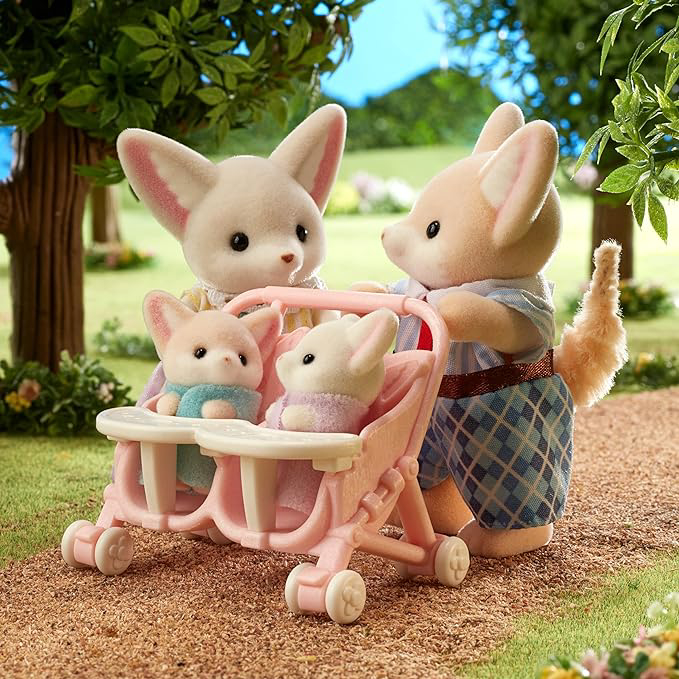 Figurine Sylvanian Families-Familia Vulpitelor Fennec [4]