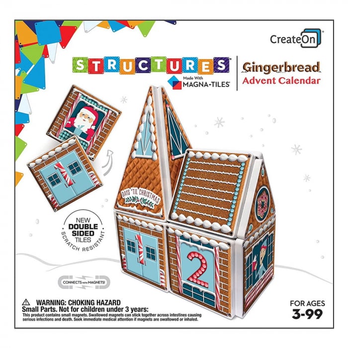Gingerbread Advent Calendar 2021, Magna-Tiles Structures [1]