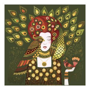 Inspired by Gustave Klimt, razuit Zeite aurite, Djeco [2]