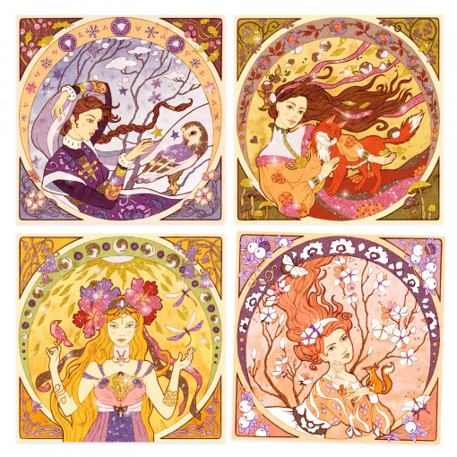 Inspired by Mucha, Djeco [2]