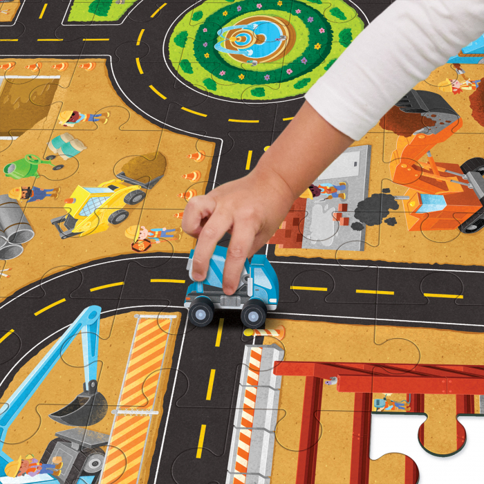 Joc 2 in 1 Puzzle and play: Pe santier [3]