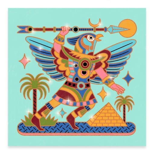 Joc creativ de colorat Animale razboinice, Djeco [4]
