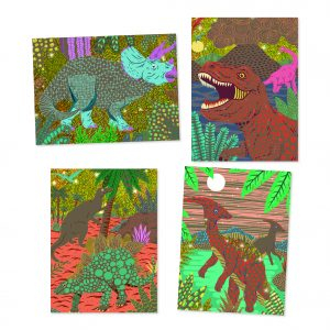 Joc creativ de razuit Dinozauri [2]