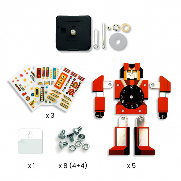 Joc creativ DIY Ceasul robot [2]