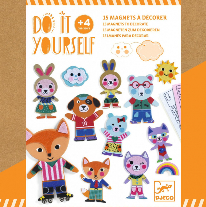 Joc creativ DIY Funky Familie, Djeco [7]