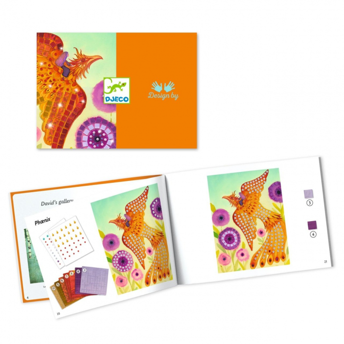 Joc creativ mozaic Creaturi mitice, Djeco [4]