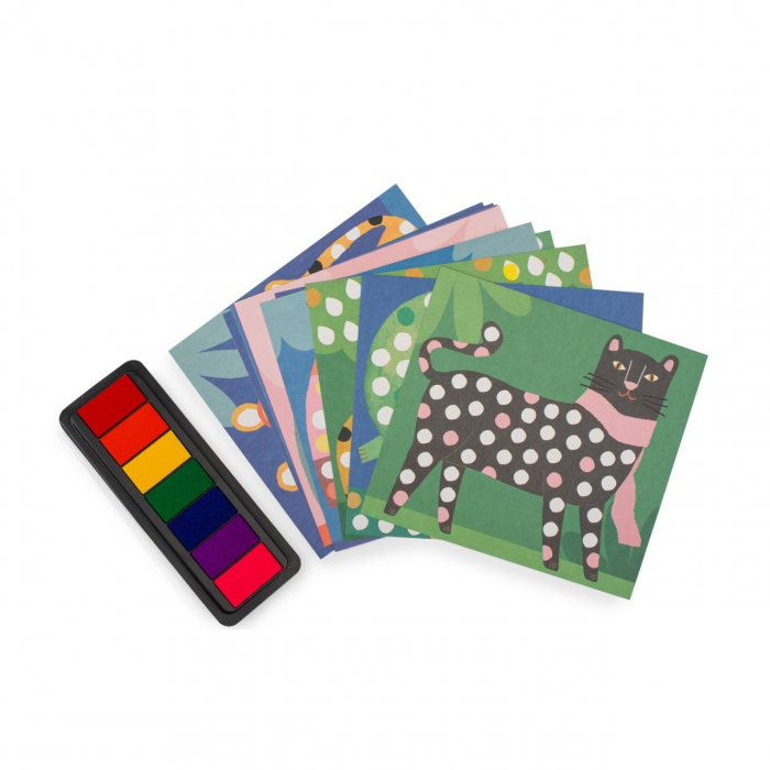 Joc creativ Stampile cu degetele, Moulin Roty [2]