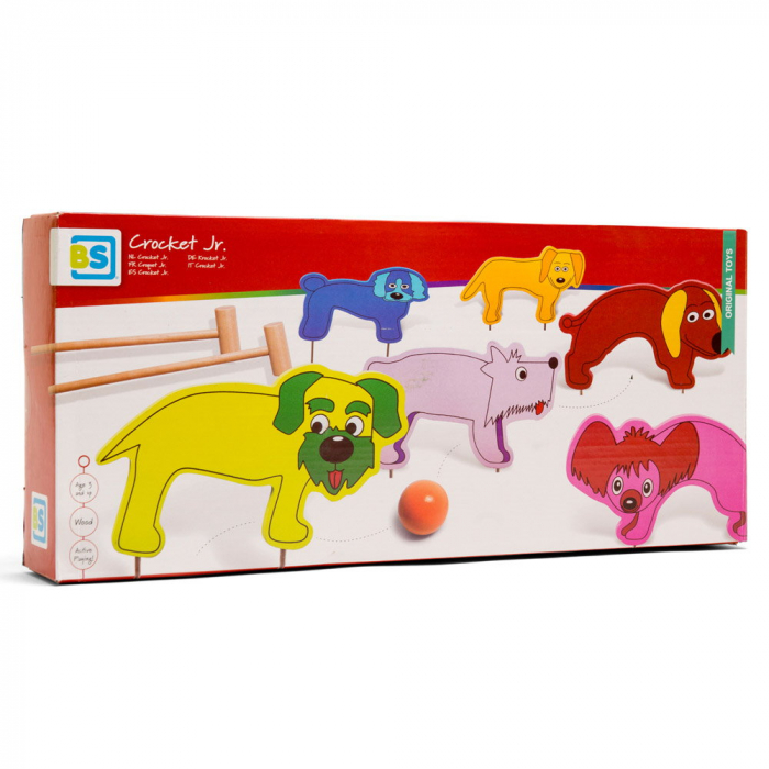 Cricket din lemn, set pentru copii [6]