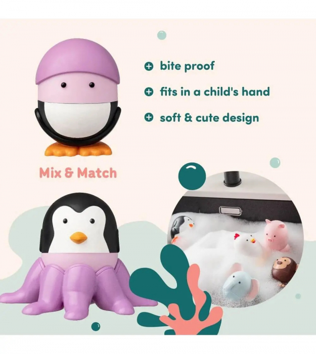 Joc cu magneti Magimals Pinguin si caracatita [8]