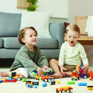Joc cu magneti Stick-O, Set de construit vehicule, 26 piese [2]
