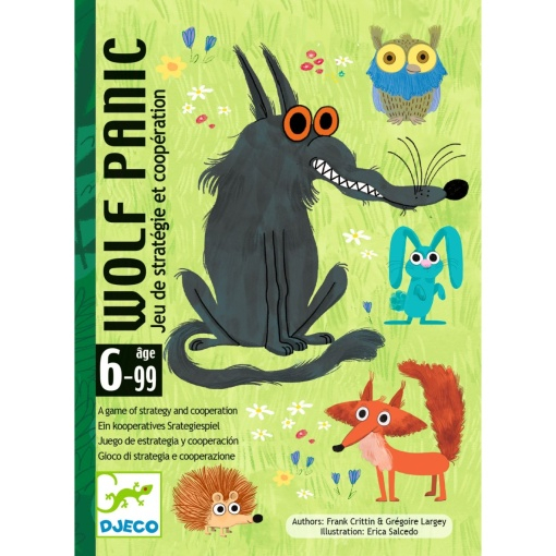 Joc de cooperare cu carti Wolf Panic, Djeco [1]