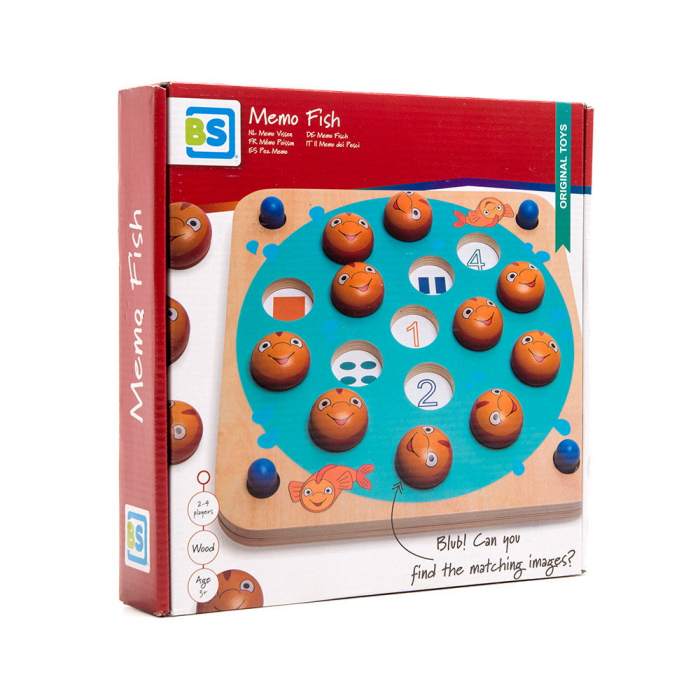 Joc de memorie Memo Fish cu 8 jocuri [6]
