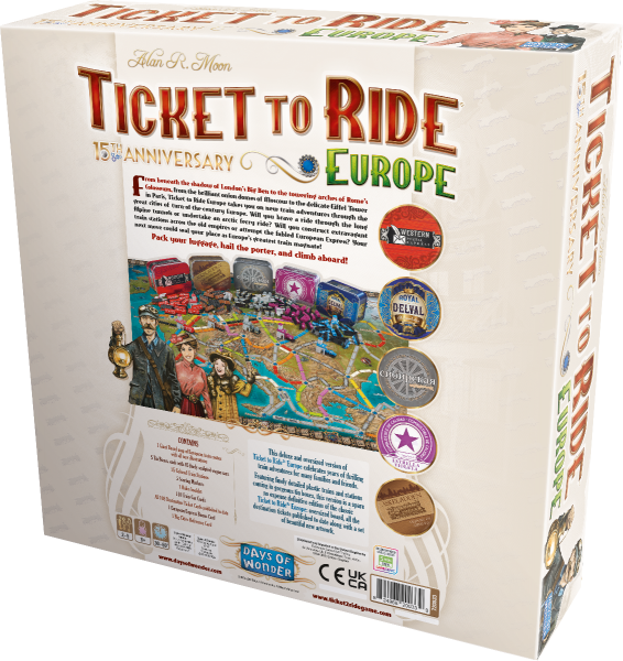 Joc de societate Ticket to Ride 15th Anniversary, limba engleza [2]