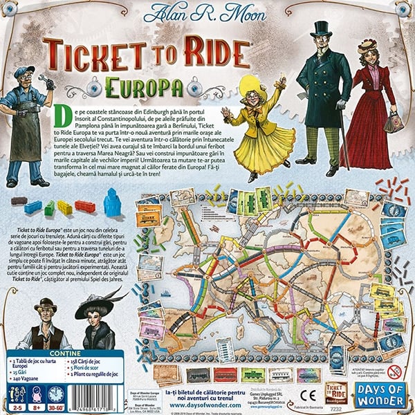 Joc de societate Ticket to Ride Europa [3]