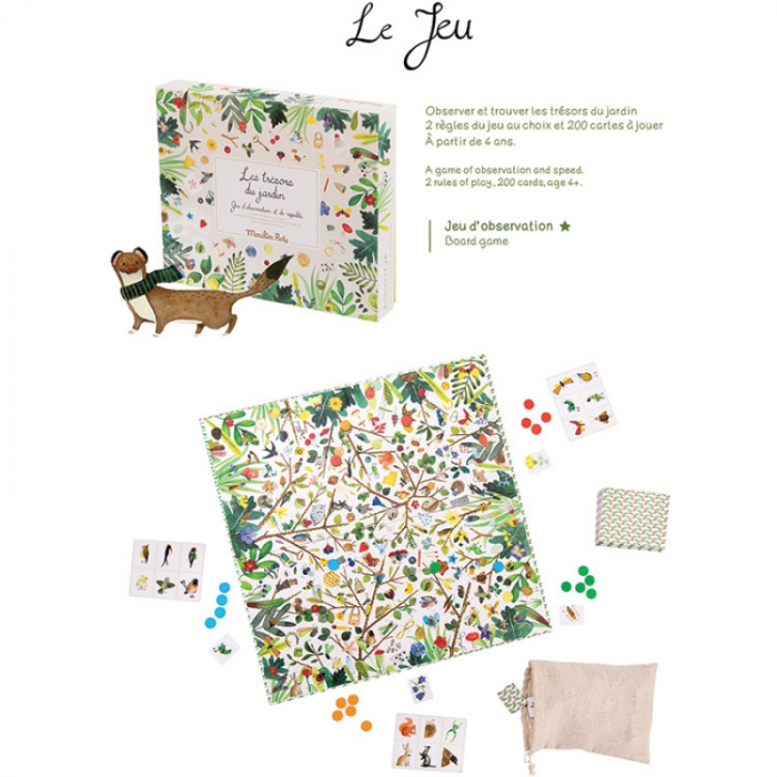 Joc educativ de observatie si rapiditate Comorile gradinii Moulin Roty [2]