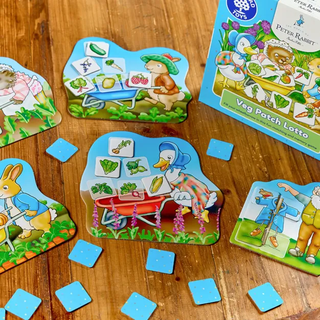 Joc educativ Loto Gradina Cu Legume Peter Rabbit [4]
