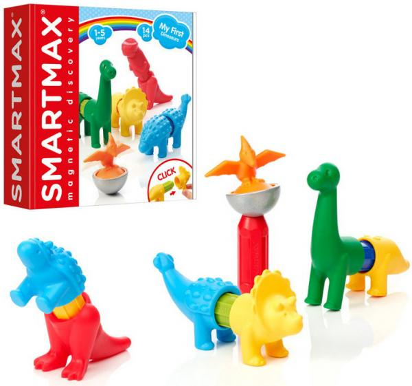 Joc Educativ Magnetic Smartmax My First Dinosaurus - Primul meu set cu Dinozauri cu 10 piese magnetice [2]