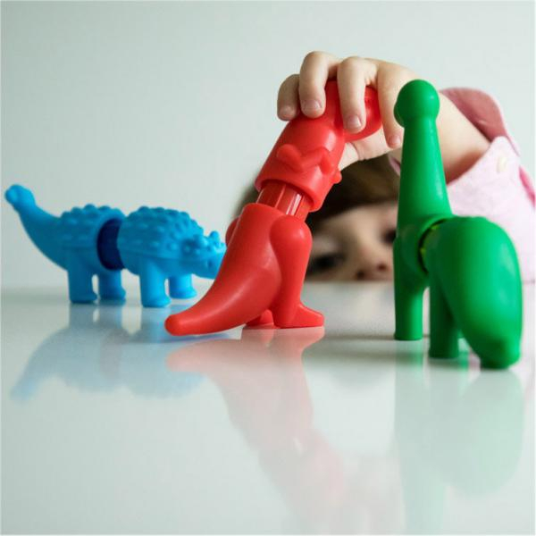 Joc Educativ Magnetic Smartmax My First Dinosaurus - Primul meu set cu Dinozauri cu 10 piese magnetice [3]