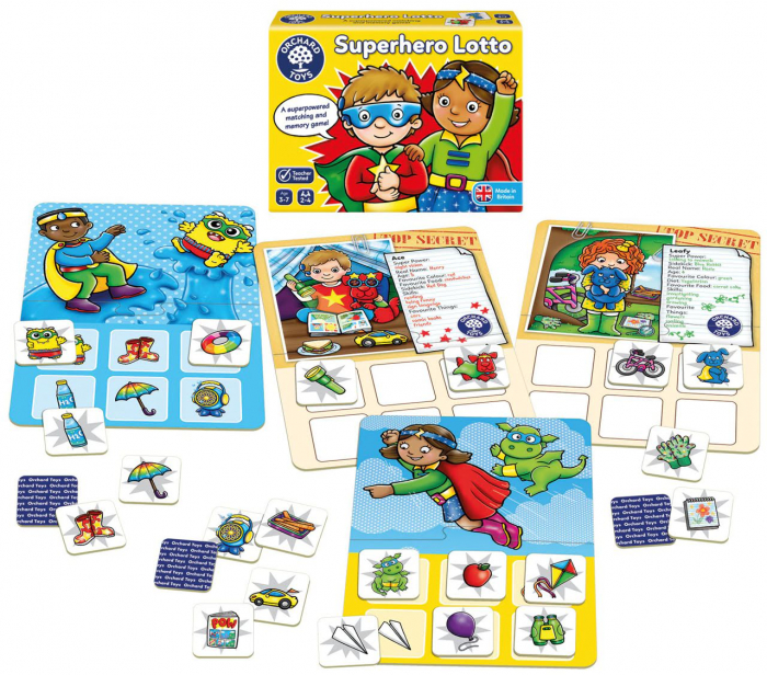 Joc educativ Supererou SUPERHERO LOTTO [2]