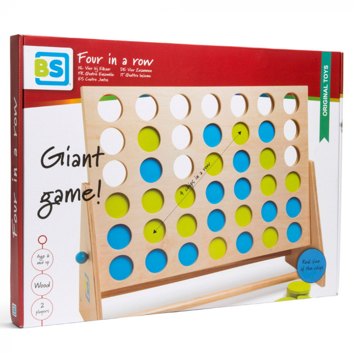 Joc gigant din lemn, Patru pe un rand [6]