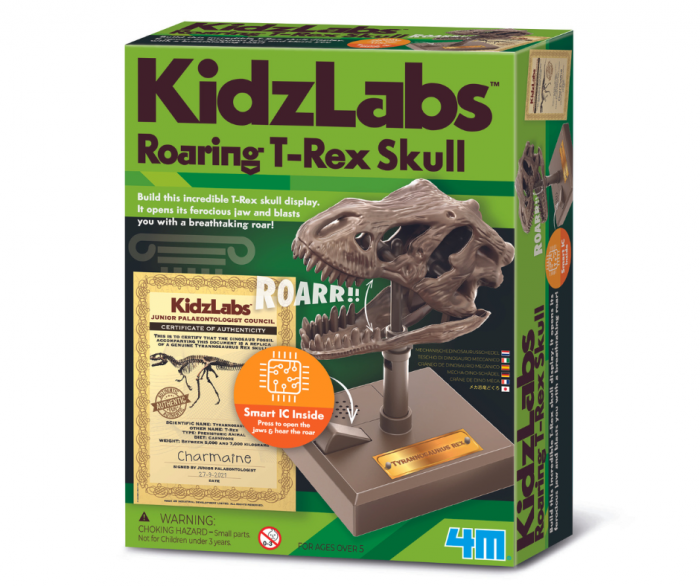 Jucarie Craniu de T-Rex cu sunete KidzLabs [1]