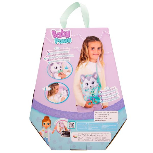 Jucarie de plus interactiva Baby Paws, catelus Husky [2]