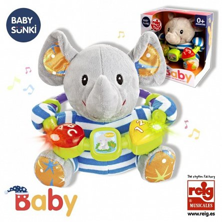 Jucarie interactiva bebe cu activitati si lumini, 20 cm - Catel [2]