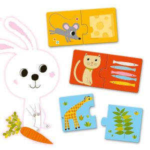 Jucarii Educative Puzzle duo Djeco La masa [3]