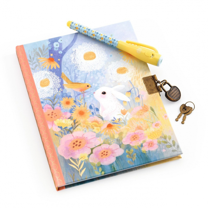 Jurnal secret cu pix magic Iepuras, Djeco [3]