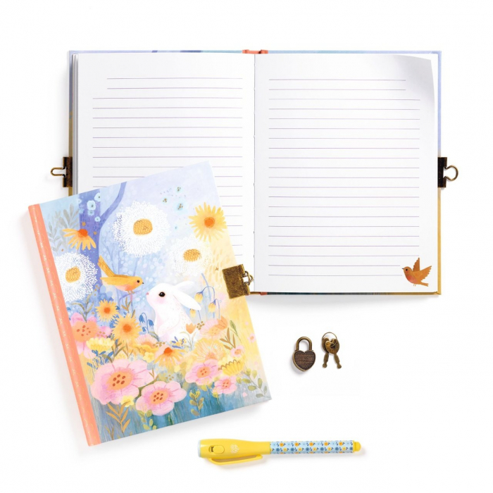 Jurnal secret cu pix magic Iepuras, Djeco [2]