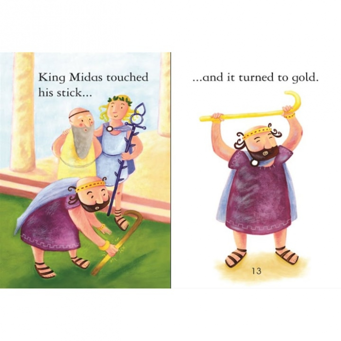 King Midas and the Gold,Carte de povesti in limba engleza First Reading Level 1 [3]