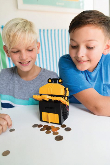 Kit constructie robot - Money Bank Robot, Kidz Robotix [5]