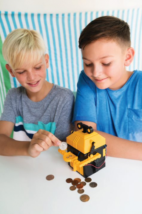 Kit constructie robot - Money Bank Robot, Kidz Robotix [4]