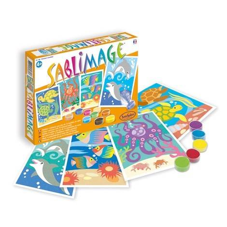 Kit creativ cu nisip Sablimage- Pesti si Delfini [2]
