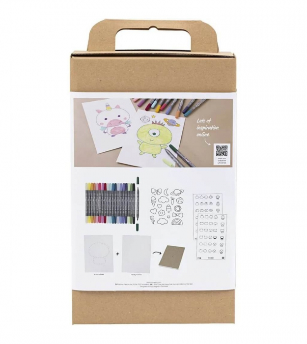 Kit de colorat cu markere pastel [3]