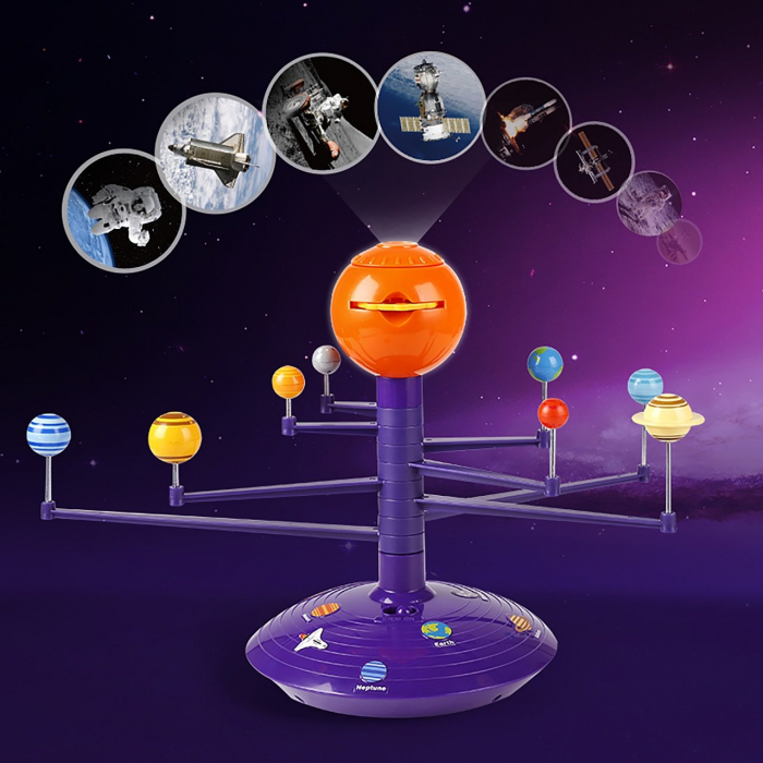 Kit STEM Sistemul solar 3D cu proiector si redare vocala, TopBright [6]