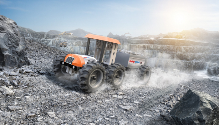 Kit STEM Tractor de asamblat si manevrat, Fischertechnik [2]