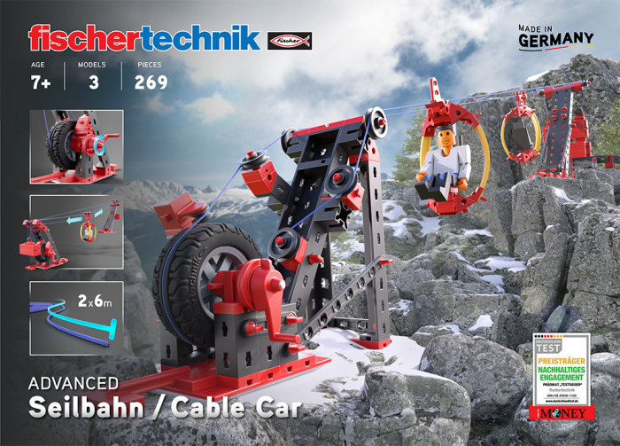 Kit STEM Transport pe cablu, Fischertechnik [2]