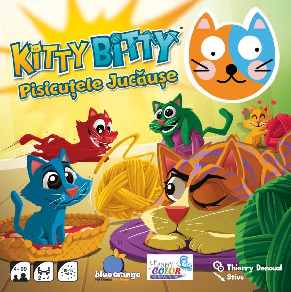 Pachet educativ  Piticot pentru varsta 1,5- 4 ani , Primele mele jocuri: Învață culorile și formele cu ursuletul Teddy - Haba si  Kitty Bitty-Pisicutele Jucause, joc educativ cu zaruri Blue Orange [3]