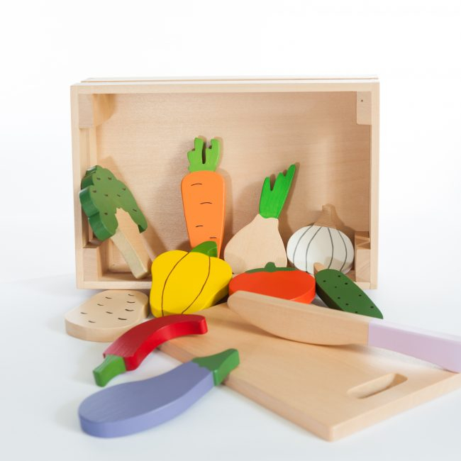 Ladita cu fructe si legume, jucarie handmade Marc toys [4]