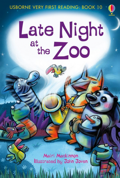 Late Night At The Zoo,Carte de povesti in limba engleza First Reading Level 1 [1]