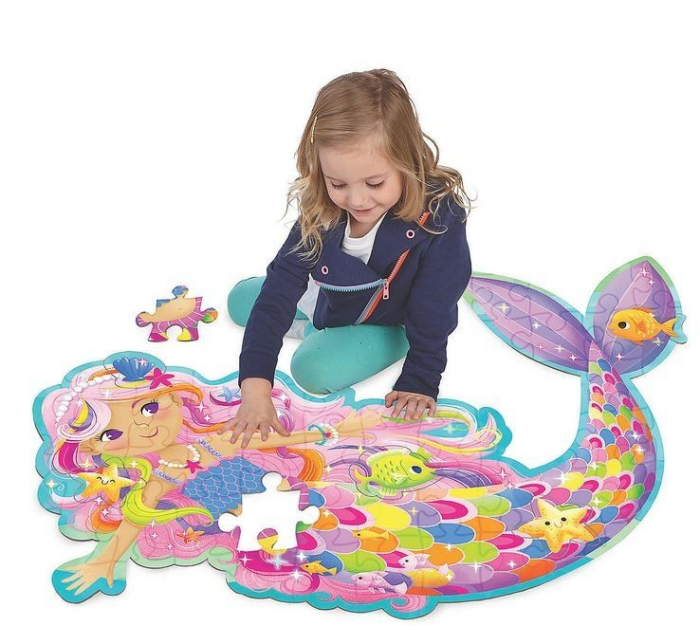 Magical Mermaid - Sirena magică, puzzle mare de podea [2]