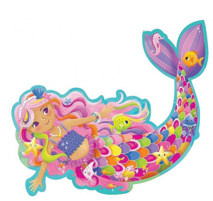 Magical Mermaid - Sirena magică, puzzle mare de podea [3]