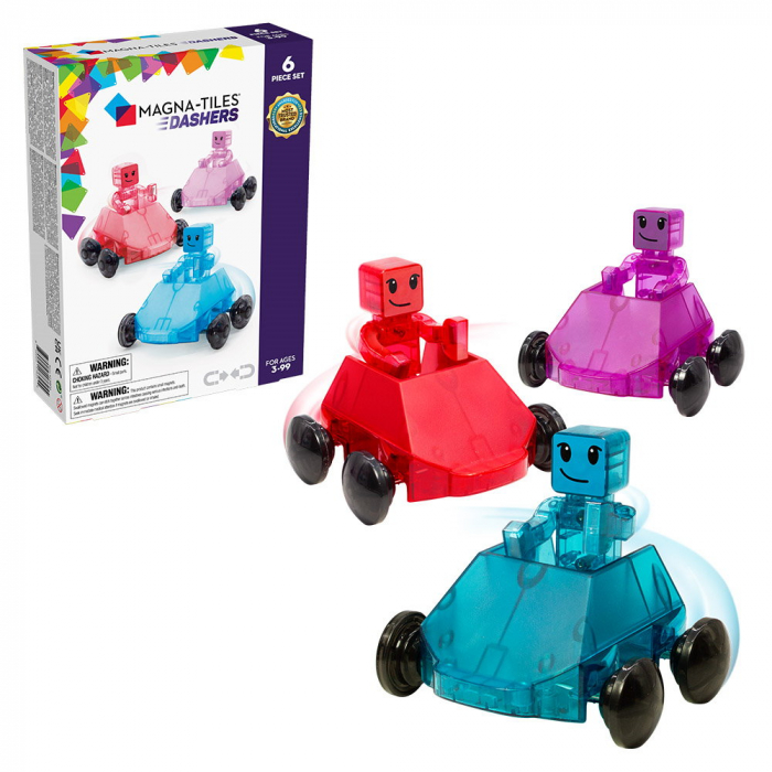 MAGNA-TILES Dashers, set magnetic 6 piese [2]