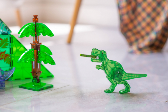 Magna-Tiles Dino World XL, set magnetic 50 de piese [7]