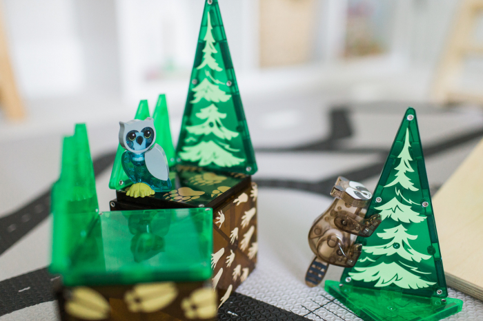 Magna-Tiles Forest Animals, set magnetic [4]